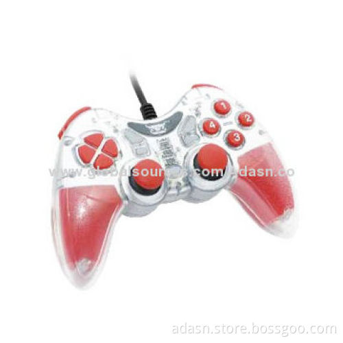 PC USB wired game-pad, USB port, ergonomic design, easy to operate, various colors, factory price